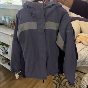 Columbia Gray Fleece Jacket